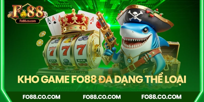 Kho game FO88 đa dạng thể loại game đổi thưởng